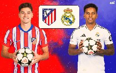 Link xem trực tiếp Atletico Madrid vs Real Madrid, 03h00 ngày 13/3