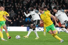 Nhận định, Soi kèo Norwich vs Derby County 1h45 ngày 22/4: Chủ nhà bất ổn