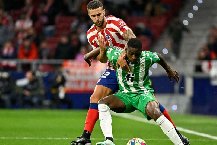Nhận định, Soi kèo Real Betis vs Atletico Madrid 03h00 ngày 28/10: Bất phân thắng bại